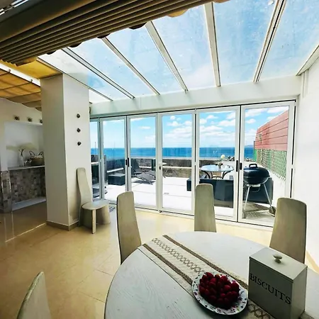 Atico Con Vistas Al Mar En Playa Del Cristo Apartament